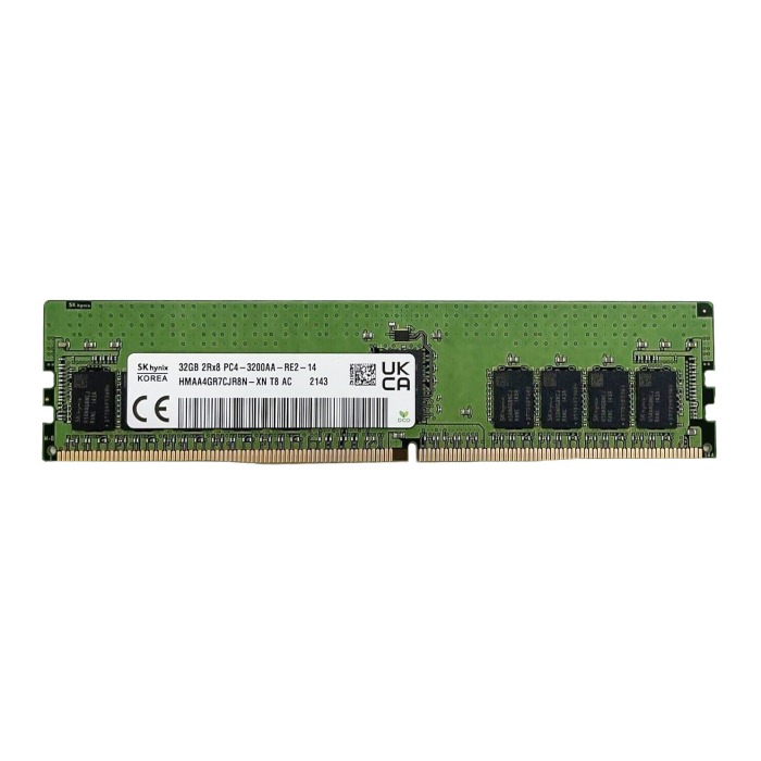 RAM-Speicher Hynix 32GB 2Rx8 PC4-25600R DDR4 RDIMM 3200MHz HMAA4GR7CJR8N-XN