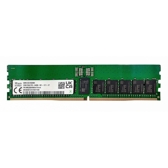 RAM-Speicher Hynix 32GB 2Rx8 PC5-51200 DDR5 6400MHz RDIMM ECC HMCG88AHBRA471N
