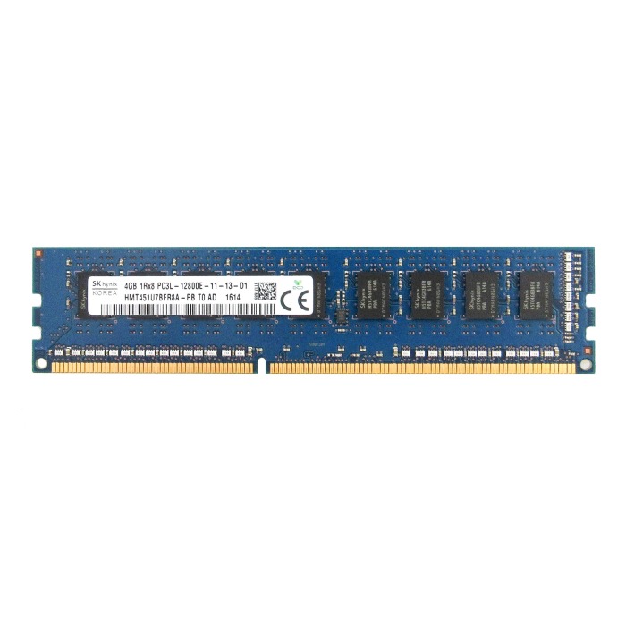 RAM-Speicher  Hynix 4GB 1Rx8 PC3L-12800E DDR3 UDIMM ECC HMT451U7BFR8A-PB
