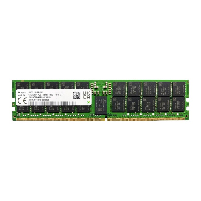 RAM-Speicher Hynix 64GB 2Rx4 DDR5 RDIMM ECC 4800MHz HMCG94AEBRA123N BB