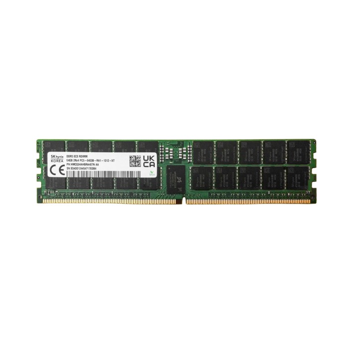RAM-Speicher Hynix 64GB 2Rx4 DDR5 RDIMM ECC 6400MHz HMCG94AHBRA487N