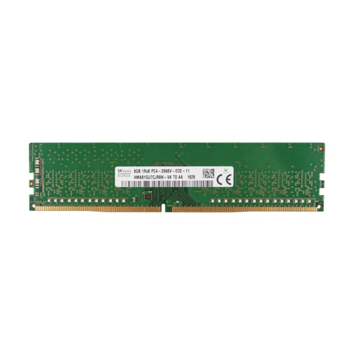 RAM-Speicher Hynix 8GB 1Rx8 PC4-21300V-E DDR4 UDIMM ECC 2666MHz HMA81GU7CJR8N-VK
