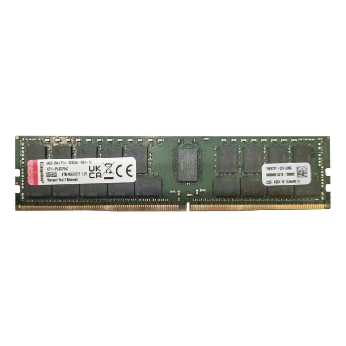 RAM-Speicher Kingston 64GB 2Rx4 PC4-25600 DDR4 RDIMM 1600MHz KTH-PL432/64G