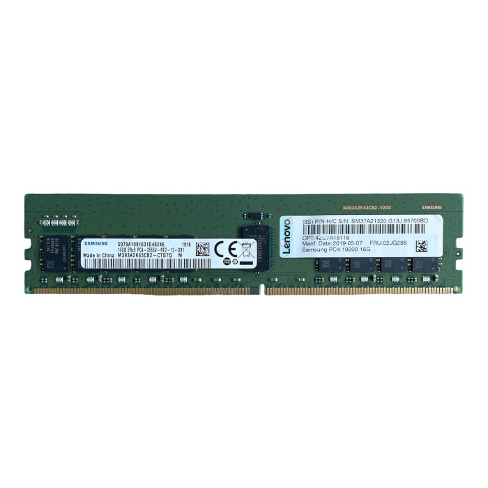 RAM-Speicher Lenovo 16GB 2Rx8 PC4-19200 DDR4 RDIMM ECC 2666MHz 02JG298