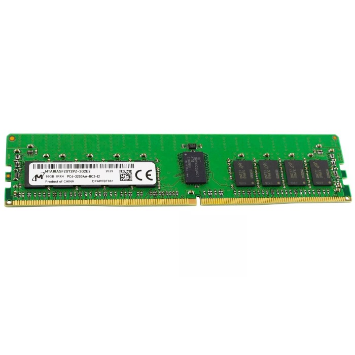 RAM-Speicher Micron 16GB 1Rx4 DDR4 RDIMM ECC 3200MHz MTA18ASF2G72PZ-3G2E2
