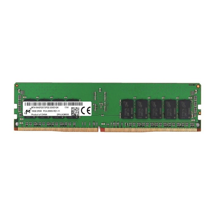 RAM-Speicher Micron 16GB 2Rx8 PC4-2666 DDR4 RDIMM 2666MHz MTA18ASF2G72PDZ-2G6D1
