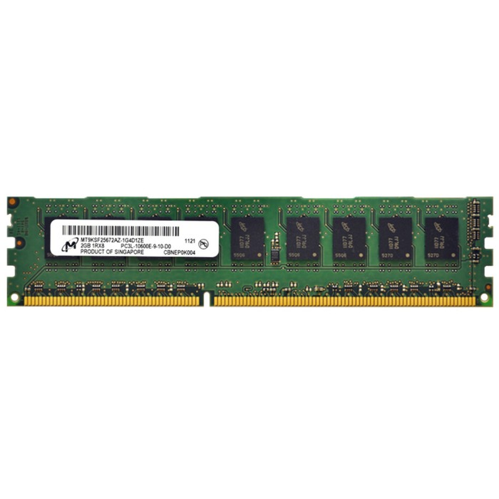 RAM-Speicher Micron 2GB 1Rx8 PC3-10600 DDR3 UDIMM 1333MHz MT9KSF25672AZ-1G4D1