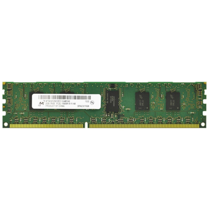 RAM-Speicher Micron 2GB 1Rx8 PC3-10600 DDR3L RDIMM 1333MHz MT9KSF25672PZ-1G4M1