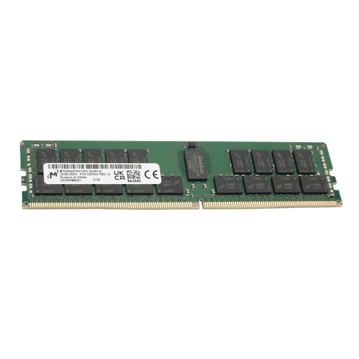 RAM-Speicher Micron 32GB 2Rx4 PC4-25600R DDR4 RDIMM ECC 3200MHz MTA36ASF4G72PZ-3G2R1