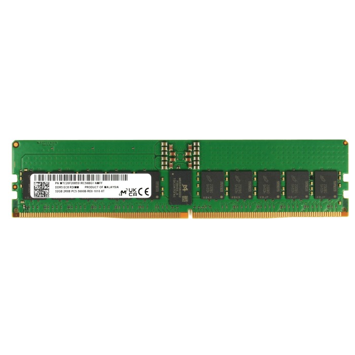 RAM-Speicher Micron 32GB 2Rx8 PC5-44800 DDR5 RDIMM ECC 5600MHz MTC20F2085S1RC56BG1