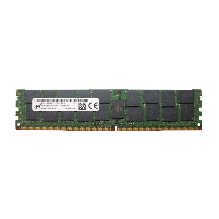 RAM-Speicher Micron 32GB 4Rx4 PC4-17000P-L DDR4 LRDIMM 2133MHz MTA72ASS4G72LZ-2G1A1
