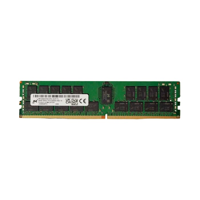 RAM-Speicher Micron 64GB 2Rx4 DDR4 RDIMM 3200MHz MTA36ASF8G72PZ-3G2F1