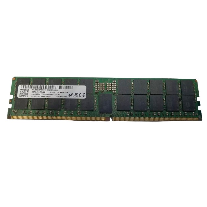 RAM-Speicher Micron 64GB 2Rx4 PC5-38400R DDR5 RDIMM 4800MHz MTC40F2046S1RC48BA1