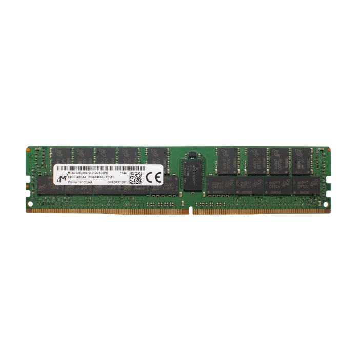 RAM-Speicher Micron 64GB 4Rx4 PC4-19200T-L DDR4 LRDIMM MTA72ASS8G72LZ-2G3B2