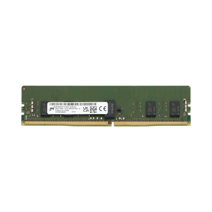 RAM-Speicher Micron 8GB 1Rx8 PC4-25600 DDR4 RDIMM 3200MHz MTA9ASF1G72PZ-3G2R1