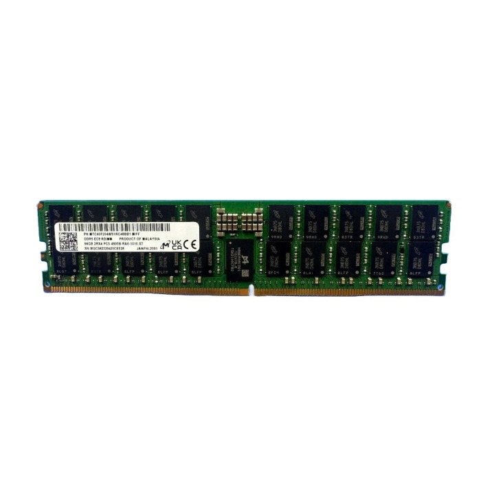 RAM-Speicher Micron 96GB 2Rx4 PC5-38400 DDR5 RDIMM 4800MHz MTC40F204WS1RC48BB1