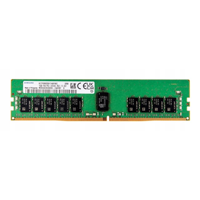 RAM-Speicher Samsung 16GB 1Rx4 PC4-3200 DDR4 RDIMM 3200MHz M393A2K40EB3-CWE