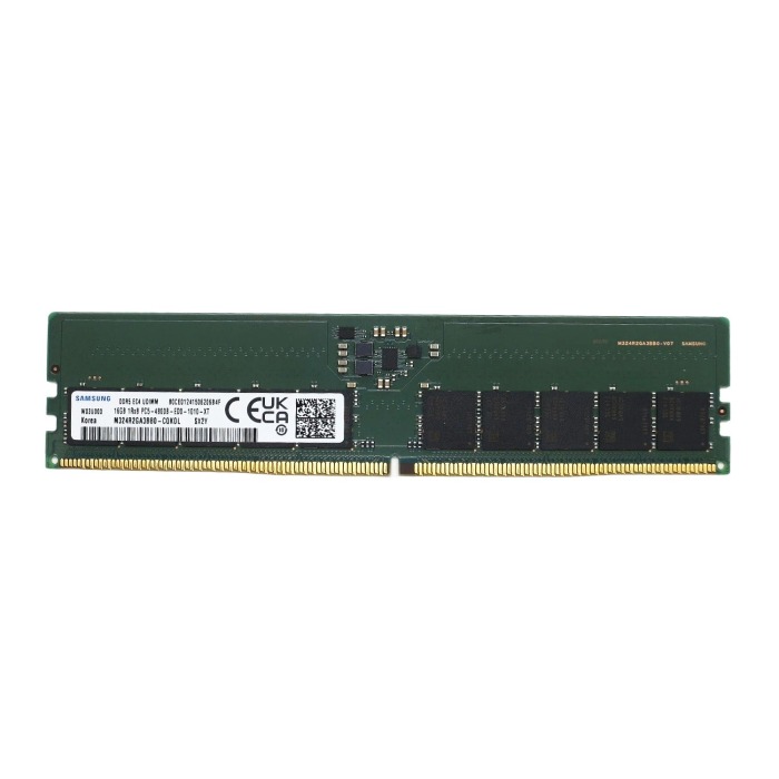 RAM-Speicher Samsung 16GB 1Rx8 PC5-38400 DDR5 UDIMM ECC 4800MHz M324R2GA3BB0-CQK