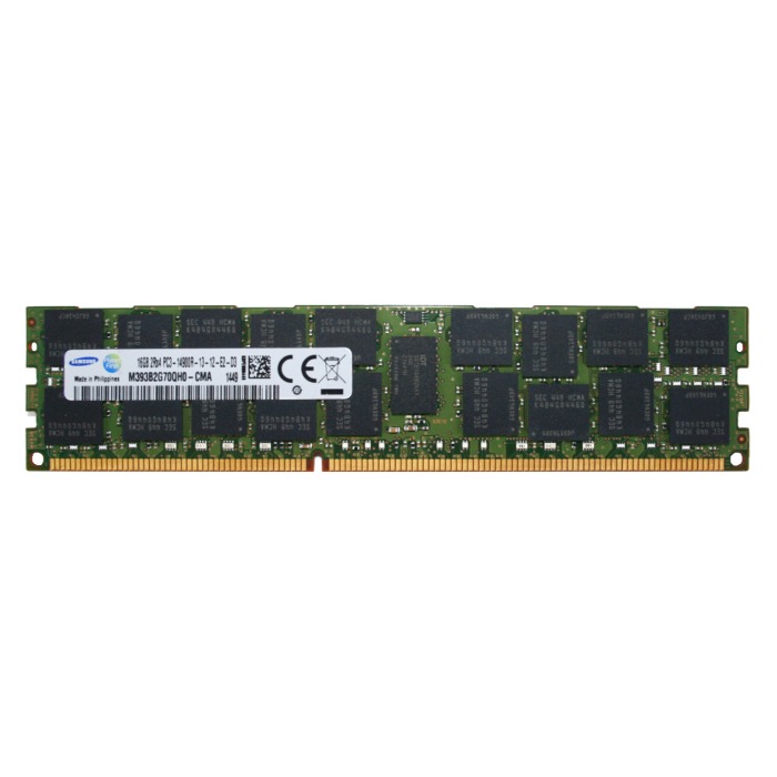 RAM-Speicher Samsung 16GB 2Rx4 PC3-1866M DDR3 RDIMM 1866MHz M393B2G70QH0-CMA