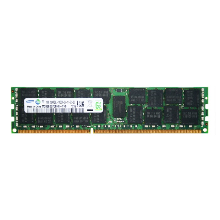 RAM-Speicher Samsung 16GB 2Rx4 PC3L-10600R DDR3 RDIMM 1333MHz M393B2G70BH0-YH9
