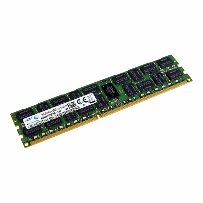 RAM-Speicher Samsung 16GB 2Rx4 PC3L-12800R DDR3 RDIMM 1600MHz M393B2G70DB0-YK0