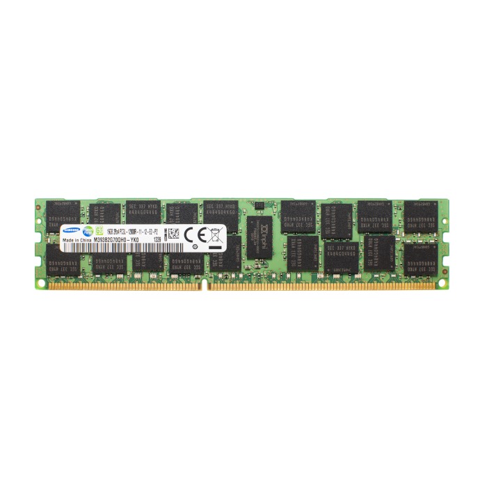 RAM-Speicher Samsung 16GB 2Rx4 PC3L-12800R DDR3 RDIMM 1600MHz M393B2G70QH0-YK0