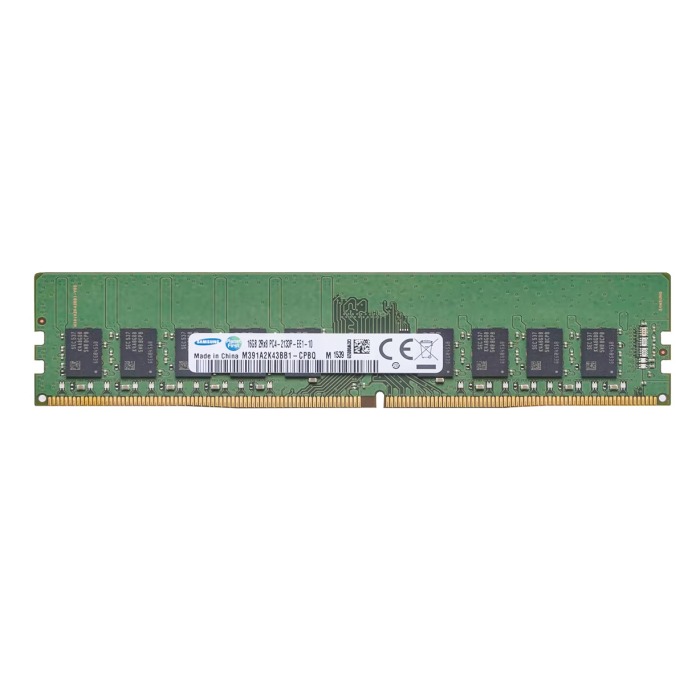 RAM-Speicher Samsung 16GB 2Rx8 PC4-17000P-E DDR4 UDIMM ECC M391A2K43BB1-CPB