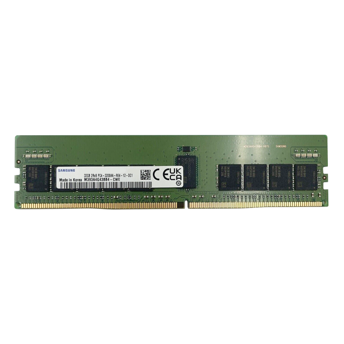 RAM-Speicher Samsung 32GB 2Rx8 PC4-25600R DDR4 RDIMM 3200MHz M393A4G43BB4-CWE