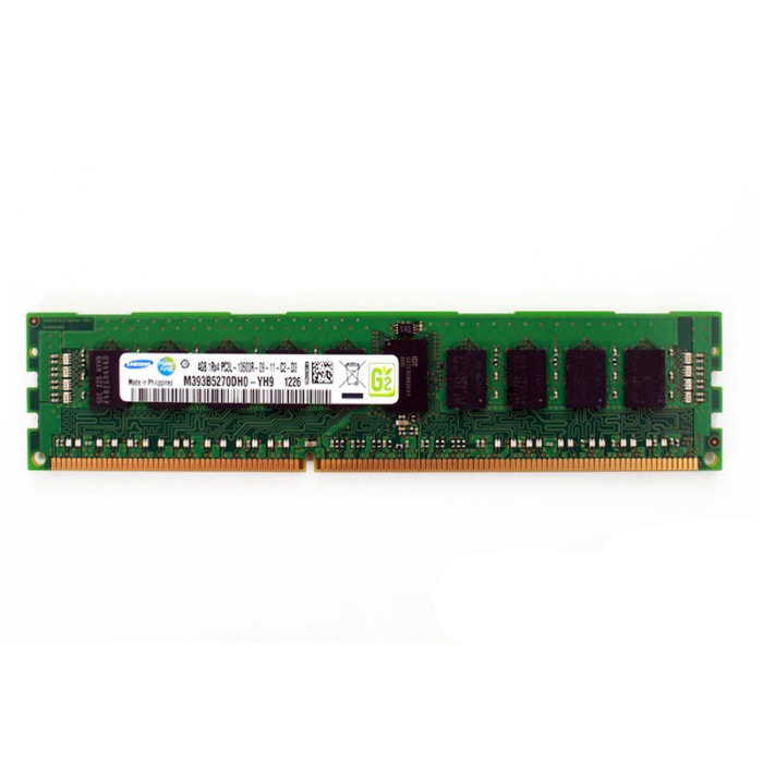 RAM-Speicher Samsung 4GB 1Rx4 PC3L-10600R DDR3 RDIMM 1333MHz M393B5270DH0-YH9