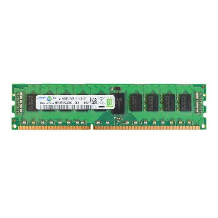 RAM-Speicher Samsung 4GB 2Rx8 PC3-12800R DDR3 RDIMM 1600MHz M393B5273DH0-CK0