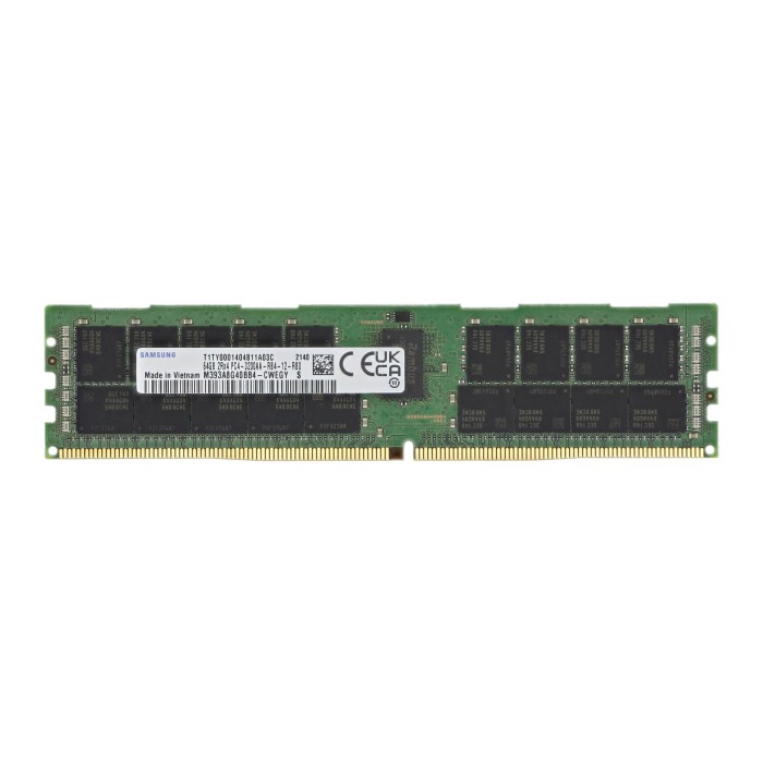 RAM-Speicher Samsung 64GB 2Rx4 PC4-25600 DDR4 RDIMM ECC 3200MHz M393A8G40BB4-CWE