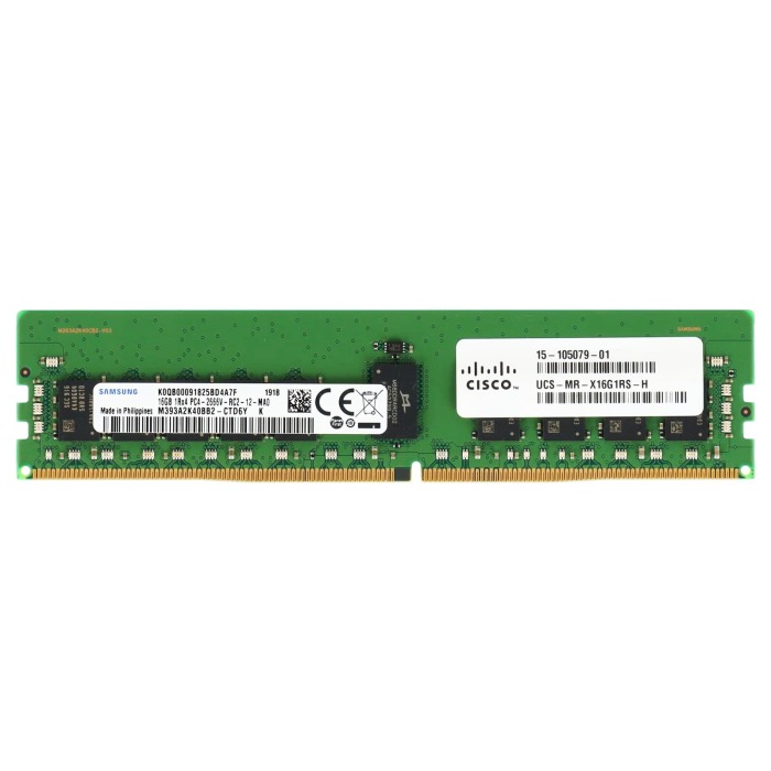 RAM-Speicher Samsung Cisco 16GB 1Rx4 PC4-21300 DDR4 RDIMM ECC 2666MHz 15-105079-01