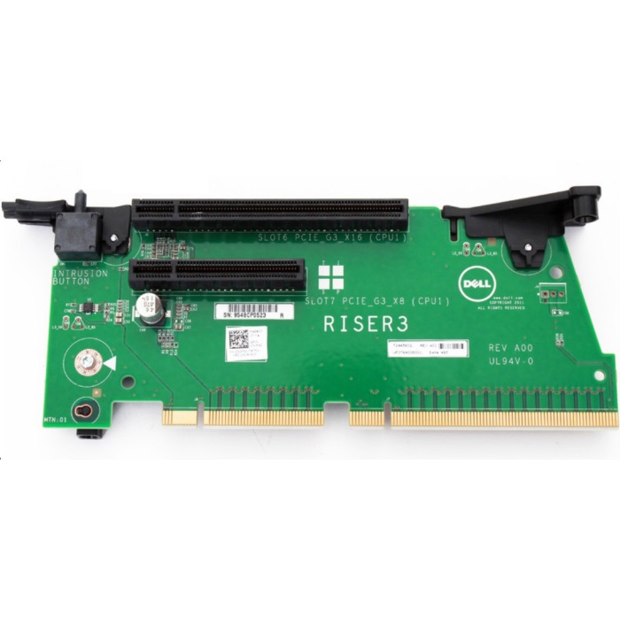 Riser Dell PowerEdge R820/R830 PCI-E 3.0 1x(x8) 1x(x16) Karte #3 NJF90