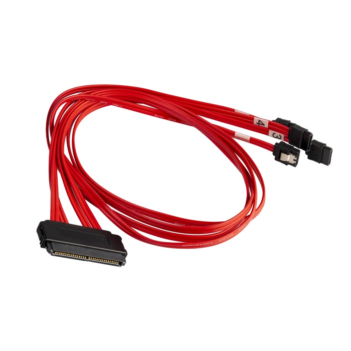 SAS-Kabel SFF-8484 32Pin bis 4x SATA 7Pin