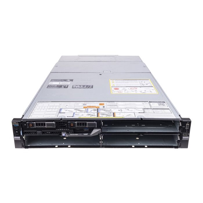 Server Dell PowerEdge FX2s with FC640 2x2.5(2x4210, 32GB, H730P, 2x960GB), 2xSwitch Dell FN410S 4x10GbE SFP+ , CMC, Rails