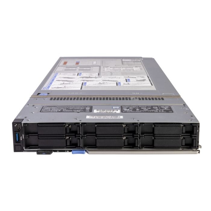Server Dell PowerEdge MX740c 6x2.5" with 2xGold 5120, 32GB, 2x 480GB SSD SATA 2.5", 2x25GbE SFP28