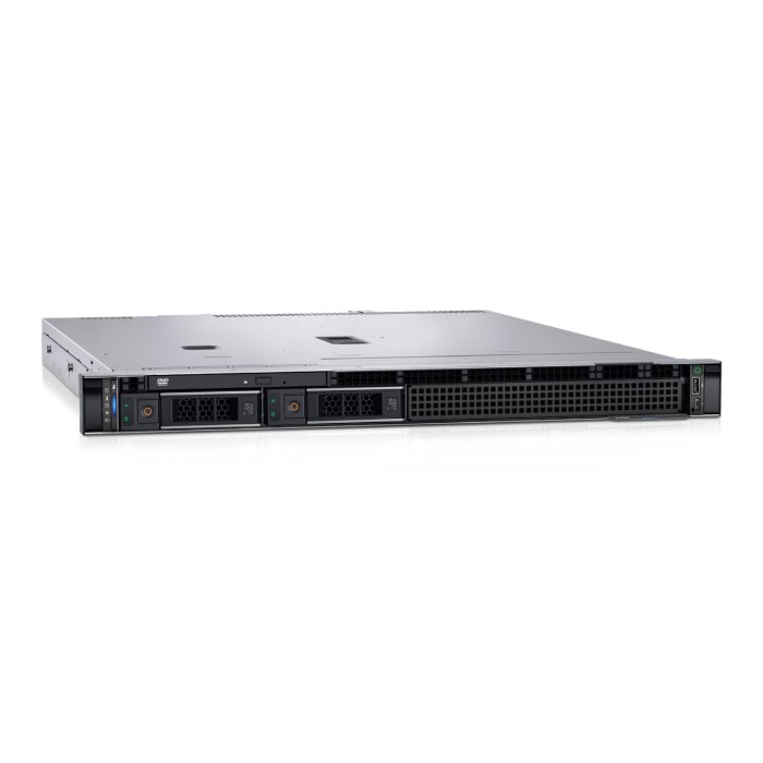 Server Dell PowerEdge R250 2x3.5" NHP mit 1x E-2314, 16GB RAM-Speicher, H355, 2x 480GB SSD SATA 6G RI 2.5", 1x Netzteil, Montageschienen, iDRAC 9