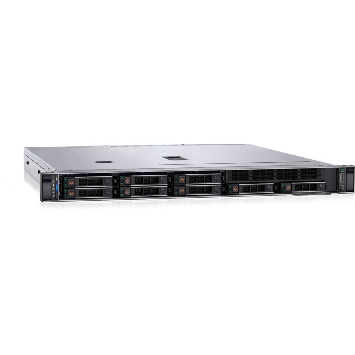 Server Dell PowerEdge R350 8x2.5" mit 1x E-2378, 32GB RAM, H755, 2x 480GB SSD SATA 2.5", 2x PSU, schienen und befestigungsteile, iDRAC 9