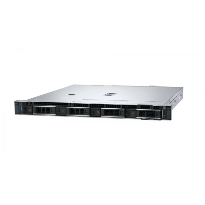 Server Dell PowerEdge R360 4x3.5" mit 1x E-2488, 128GB RAM-Speicher, H355, 2x 7.68TB SSD SAS 12G RI 2.5", 2x10GbE SFP+, 2x Netzteil, iDRAC 9