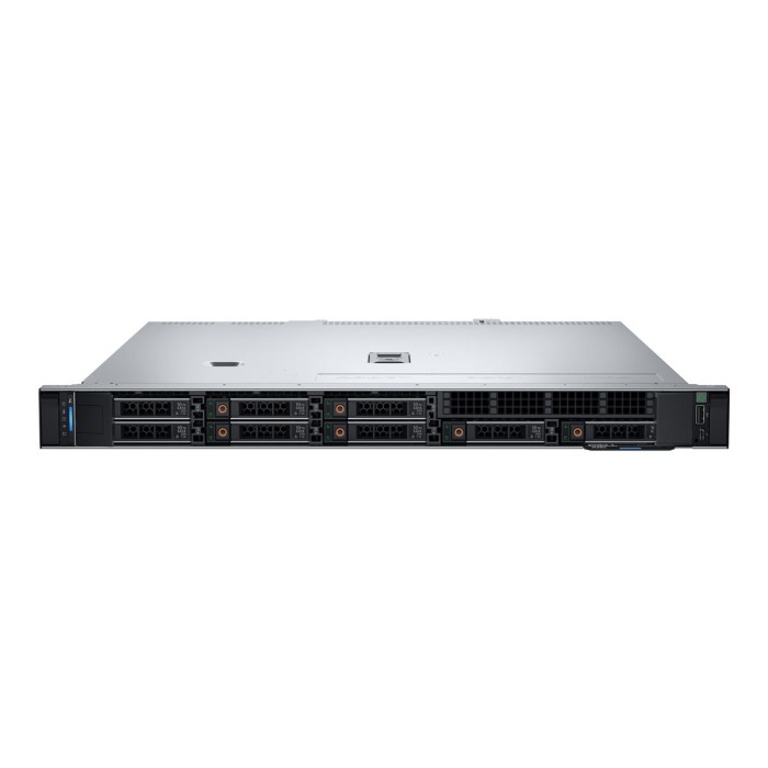Server Dell PowerEdge R360 8x2.5" with E-2414, 16GB RAM, HBA355i, 2x 240GB SSD SATA 2.5", 4x1GbE, 2x PSU 600W, rails, iDRAC 9 Enterprise