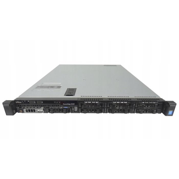 Server Dell PowerEdge R430 8x2.5" with 2xE5-2667 v4, 32GB RAM, H330, 2x 480GB SSD SATA 2.5", 2xPSU, Rails, iDRAC 8 Enterprise