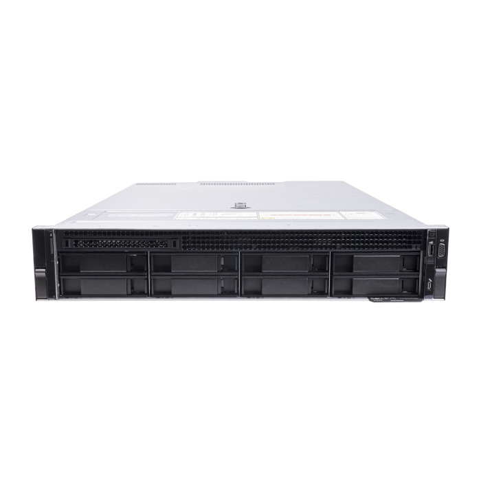 Server Dell PowerEdge R550 8x3.5" mit 1x Silver 4314, 128GB RAM-Speicher, H755, 2x 480GB SSD SATA 6G RI 2.5", 2x Netzteil, Montageschienen, iDRAC 9