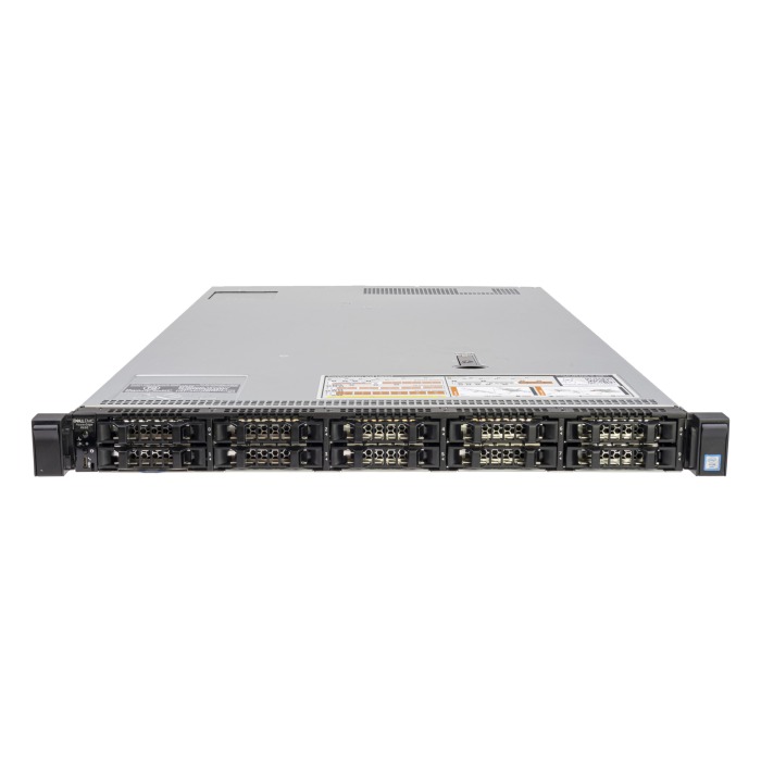 Server Dell PowerEdge R630 10x2.5" mit 2x E5-2699 v3, 64GB RAM, 2x 960GB SSD SATA 2.5", 4x1GbE RJ45, 2x PSU, schienen und befestigungsteile, iDRAC 8