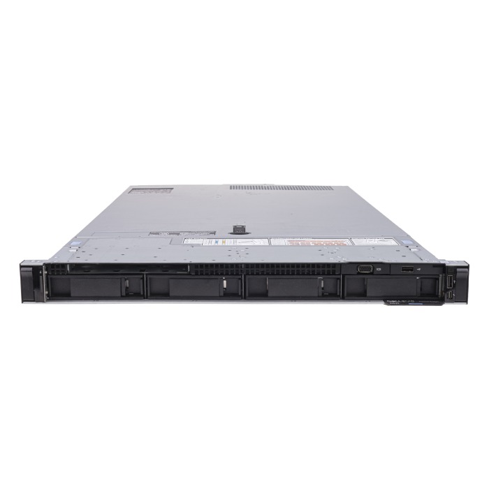 Server Dell PowerEdge R640 4x3.5" mit 2x Silver 4210, 64GB RAM, H730P, 2x 480GB SSD SATA 6G RI 2.5", 4x1GbE RJ45, 2x PSU, schienen, iDRAC 9