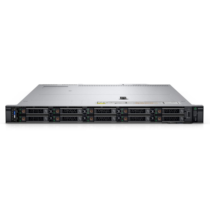 Server Dell PowerEdge R650xs 10x2.5" mit 2x Silver 4309Y, 64GB RAM-Speicher, H755, BOSS-S1 mit 2x Dell 480GB SSD SATA RI M.2, 4x 3.2TB SSD SAS 12G MU 2.5", 4x10GbE SFP+, 2x Netzteil, Montageschienen, iDRAC 9