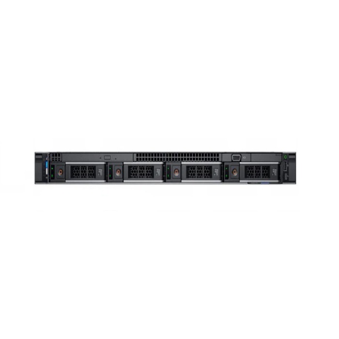 Server Dell PowerEdge R650xs 4x3.5" mit 2x Gold 5317, 128GB RAM-Speicher, BOSS-S1, 4x 6.4TB SSD SAS 12G RI 2.5", 4x10GbE SFP+, 2x Netzteil, Montageschienen, iDRAC 9