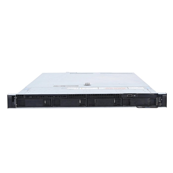 Server Dell PowerEdge R6515 4x3.5" mit 1x EPYC 7402P, 128GB RAM-Speicher, H740P Mini, 4x 4TB 7.2K SATA 6G 3.5", 2x10GbE, 2x Netzteil 550W, Montageschienen, iDRAC9 Enterprise
