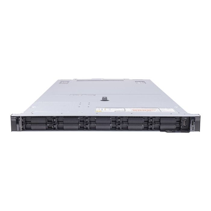 Server Dell PowerEdge R6525 10x2.5" with 2x EPYC 7502, 128GB RAM, H755, 2x 240GB SATA SSD, 3x 800GB SAS SSD, 4x1GbE, 2xPSU, rails, iDRAC 9 Enterprise