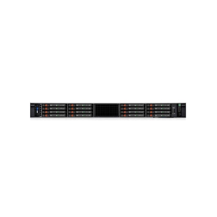 Server Dell PowerEdge R6615 16xE3.S NVMe with 1x EPYC 9454P, 32GB RAM, H755N, BOSS-N1 with 2x Dell 480GB SSD NVMe M.2, 4x 3.84TB NVMe E3.S, 2x10/25GbE SFP28, 2x PSU 1400W, rails, iDRAC9 Enterprise