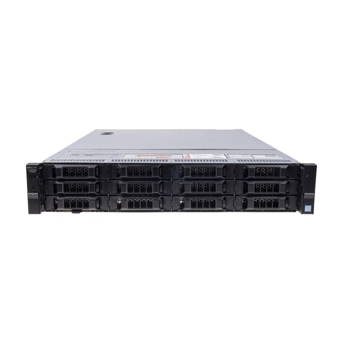 Server Dell PowerEdge R730XD 12x3.5" mit 2x E5-2630 v3, 32GB RAM, 2x 480GB SSD SATA 2.5", 4x1GbE RJ45, 2x PSU, schienen und befestigungsteile, iDRAC 8